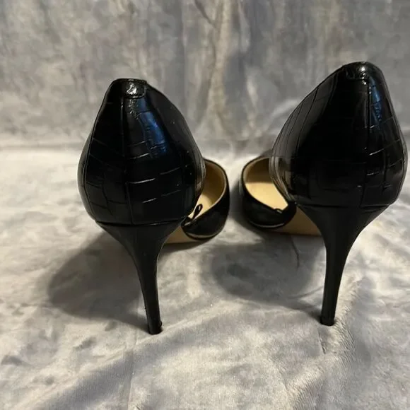 Marc Fisher Darlina Croc-Embossed Heels - Picture 4 of 10